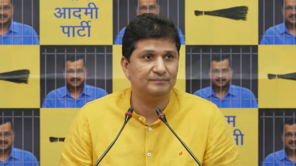 सीएम अरविंद केजरीवाल से तिहाड़ जेल में मिलने के बाद क्या बोले सौरभ भारद्वाज               