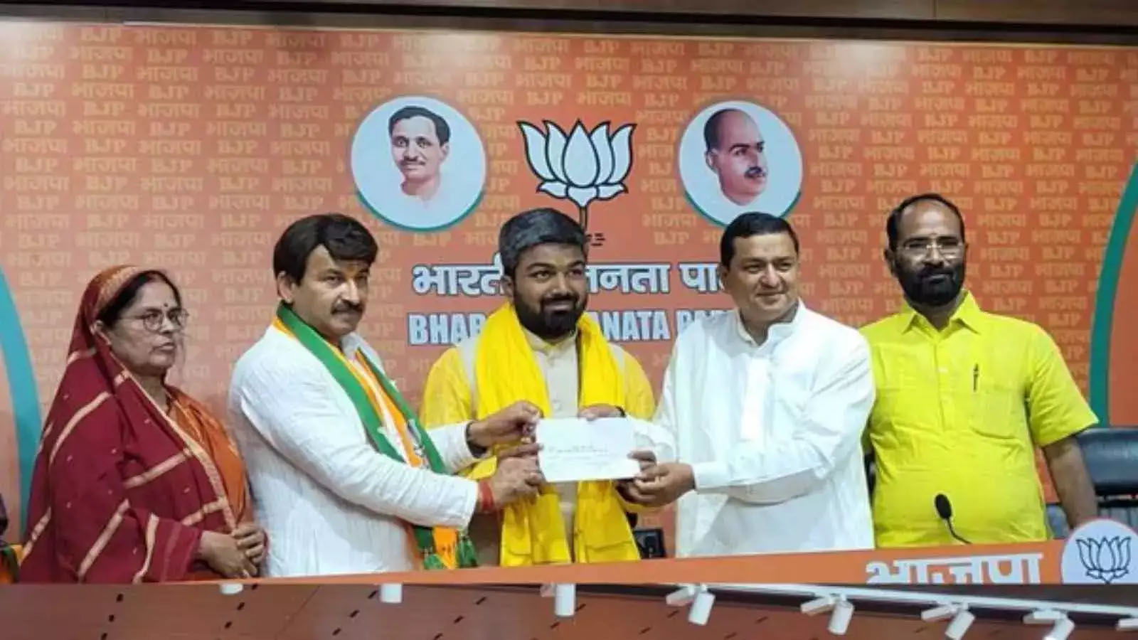 यूट्यूबर मनीष कश्यप बीजेपी में हुए शामिल, दिल्ली में ली पार्टी की सदस्यता