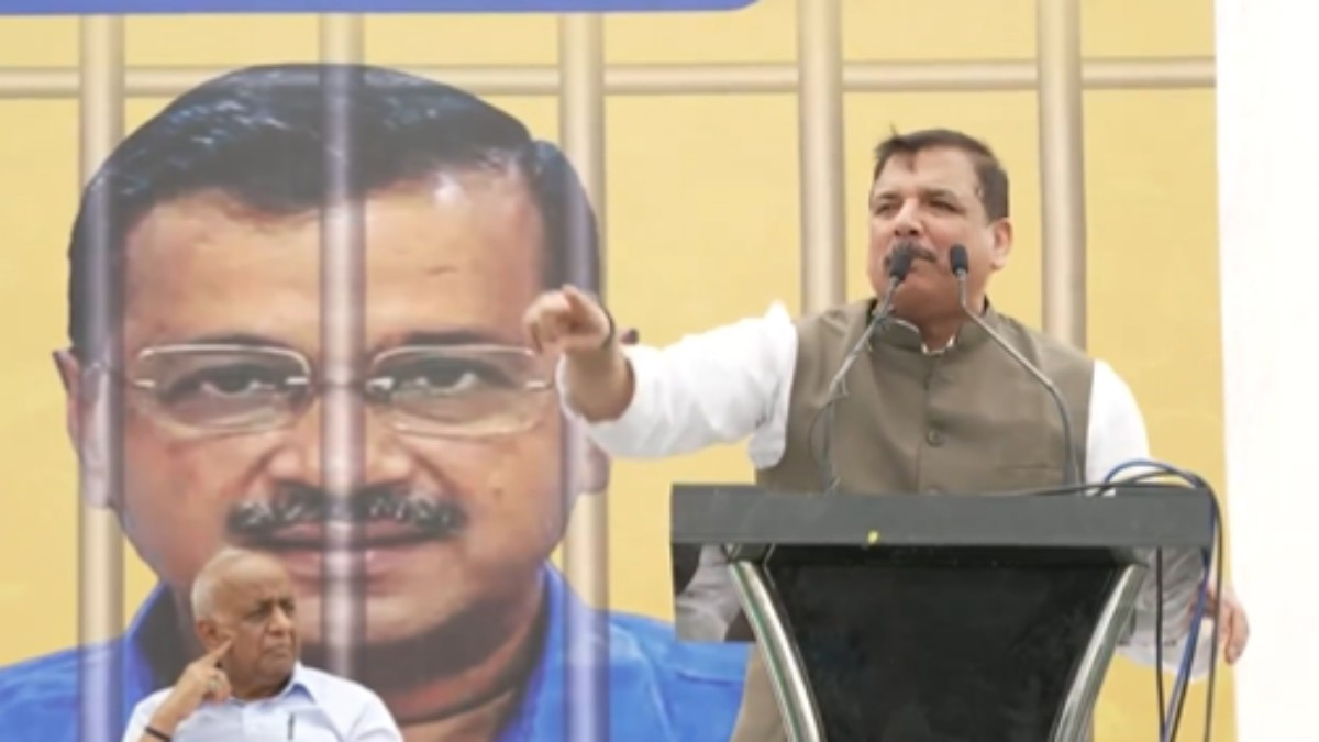 सीएम केजरीवाल को फंसाया गया , शराब घोटाला तो भाजपा ने किया : संजय सिंह                                      
