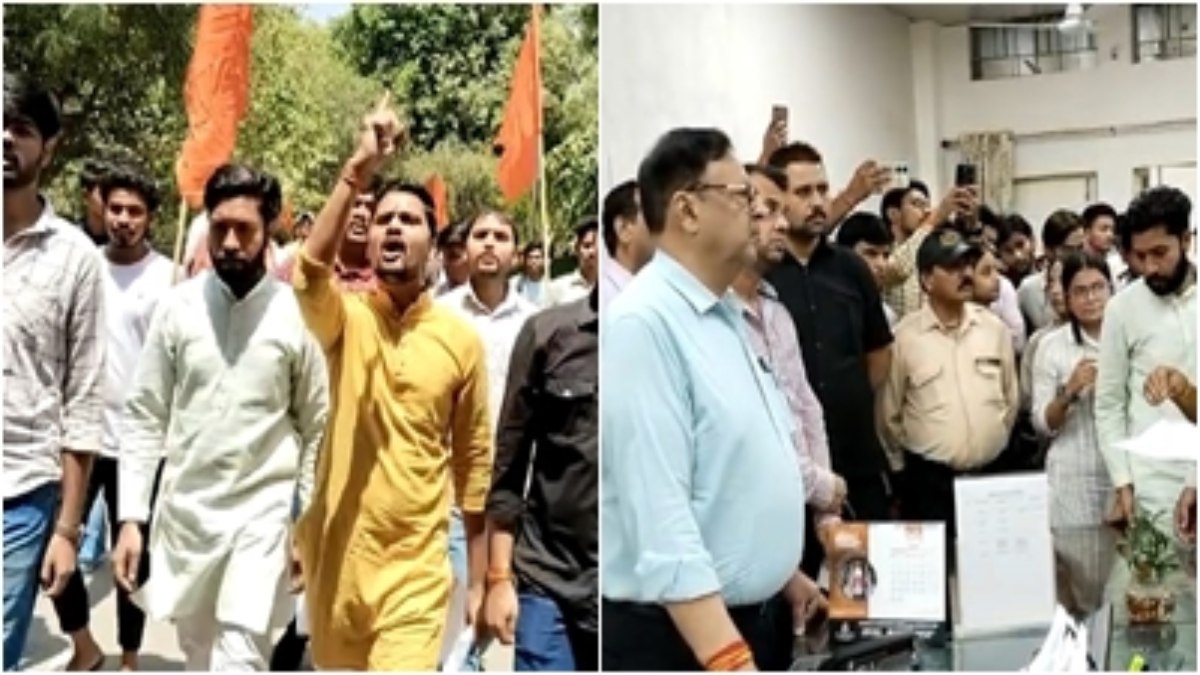 जीवाजी यूनिवर्सिटी में ABVP का हंगामा: छात्रों ने विश्वविद्यालय का किया घेराव, लगाए गंभीर आरोप