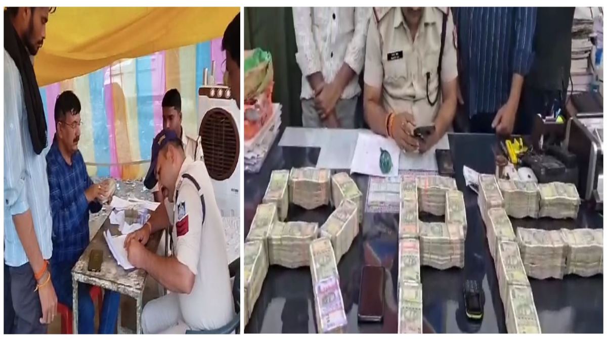 चेकिंग के दौरान पिकअप वाहन के चालक से ढाई लाख जब्त, इधर सतना में दो युवक के पास मिला भारी मात्रा में कैस