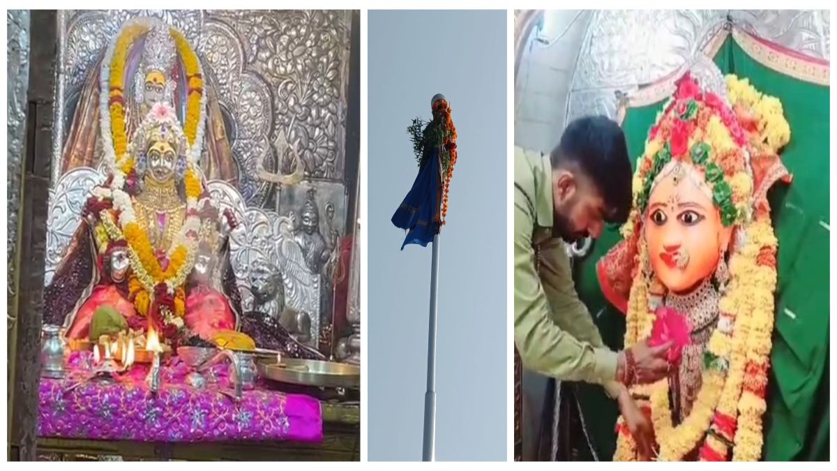 Chaitra Navratri 2024: हरसिद्धि माता मंदिर में उमड़ी भक्तों की भीड़, अतिप्राचीन भवानी माता मंदिर पर हुई विशेष पूजा, इधर राजधानी में 31 फीट की लगाई गुड़ी