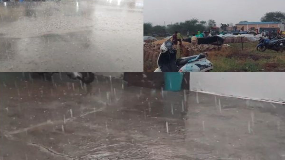MP में मौसम की मार: कई जिलों में गरज-चमक के साथ तेज बारिश, खड़ी फसल भीगने से किसानों की बढ़ी चिंता