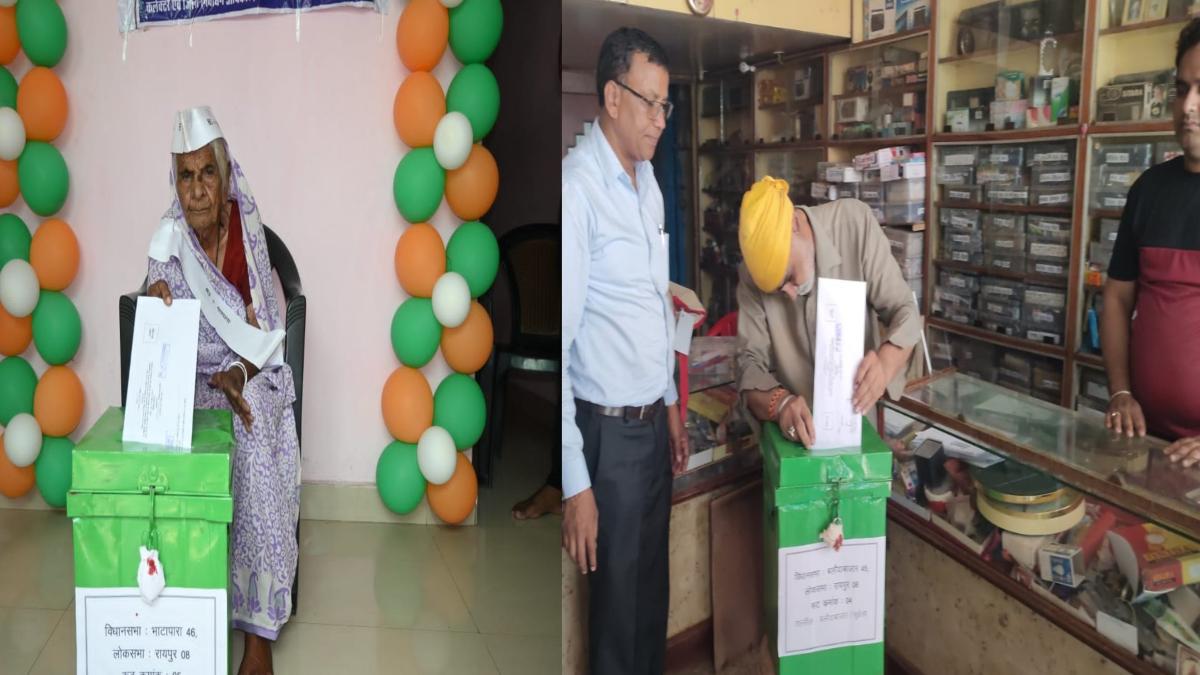 Lok Sabha Election 2024 : बुजुर्ग और दिव्यांग मतदाता बैलेट के माध्यम से घर बैठे डाल रहे वोट, लोकतंत्र का हिस्सा बनने पर मतदाताओं में खुशी