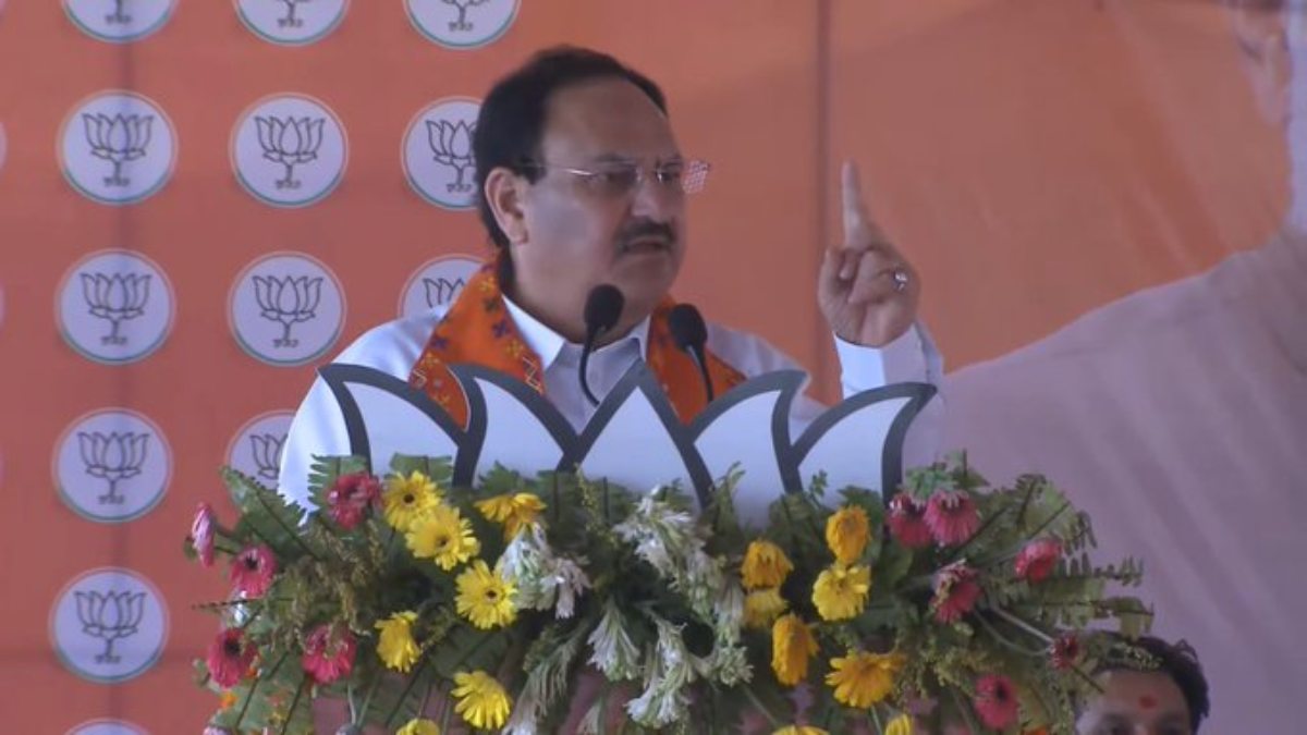 JP Nadda in MP: नड्डा ने विपक्ष पर बोला हमला, कांग्रेस और इंडी अलायंस को बताया सनातन विरोधी, लाड़ली बहना योजना को लेकर कही ये बात