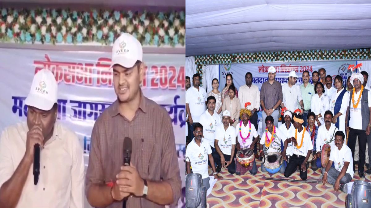 गीत-संगीत में झूम उठे कलेक्टर-एसपी: ‘मेरा मुल्क़, मेरा देश, मेरा ये वतन…’, कलेक्टर ने गाया देशभक्ति गीत तो एसपी ने बखूबी दिया साथ, फिर ताल से ताल मिलाते राऊत नाचा में झूमने लगे..