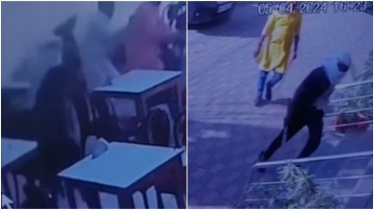 कॉफी हाउस में बदमाशों ने मचाया उत्पात: पुरानी रंजिश में बरसाए लाठी-डंडे, वारदात CCTV में कैद 