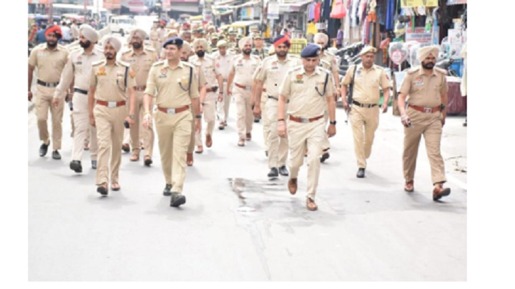 लोकसभा चुनाव-2024 : पंजाब पुलिस और अर्ध सैनिक बलों ने राज्य भर में किया फ्लैग मार्च
