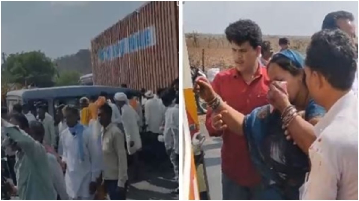 ट्रक और वाहन की जोरदार भिड़ंत: 6 लोग घायल, महिला बोली- शराब नशे में था ड्राइवर
