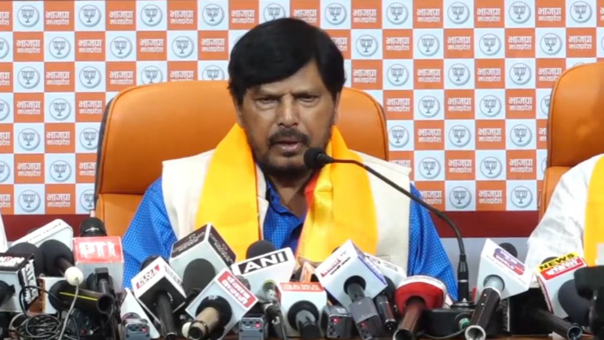 Ramdas Athawale in Bhopal: केंद्रीय मंत्री रामदास आठवले ने कांग्रेस पर बोला हमला, कहा- विपक्ष की 12 बजाने के लिए हम तैयार