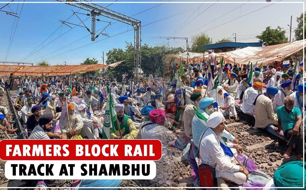 शंभू बॉर्डर : रेलवे ट्रैक पर डटें किसान, 63 ट्रेन कैंसिल, यात्रियों के साथ अब व्यापारी भी परेशान