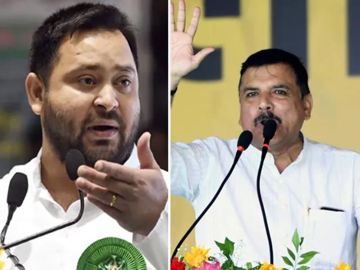 बीजेपी भगाओ, लोकतंत्र बचाओः उलगुलान न्याय महारैली में गरजे तेजस्वी यादव-संजय सिंह, कहा- PM Modi का 400 पार का नारा फ्लॉप शो