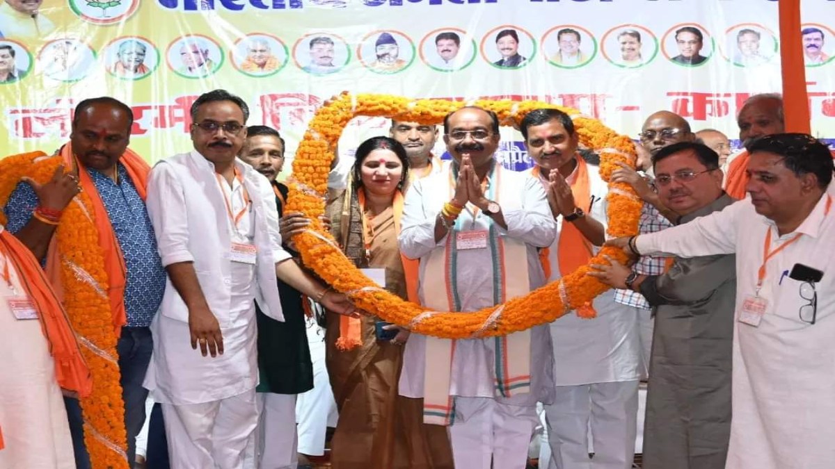 BJP कार्यकर्ता सम्मेलन के समापन कार्यक्रम में शामिल हुए डिप्टी सीएम अरुण साव, बिलासपुर लोकसभा से ऐतिहासिक जीत का किया दावा