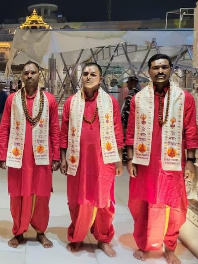 पुलिसकर्मी बने पुजारी:  गले में रुद्राक्ष, माथे पर त्रिपुंड, गेरुआ वेशभूषा में आए नजर…