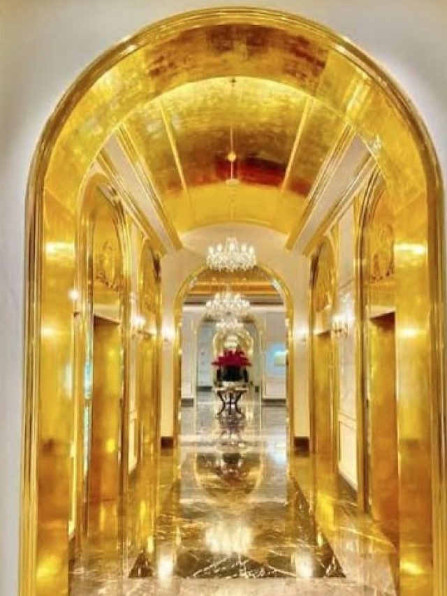 बिस्तर से लेकर टॉयलेट तक सब सोने का: जानें दुनिया के पहले गोल्ड प्लेटेड होटल की खासियत