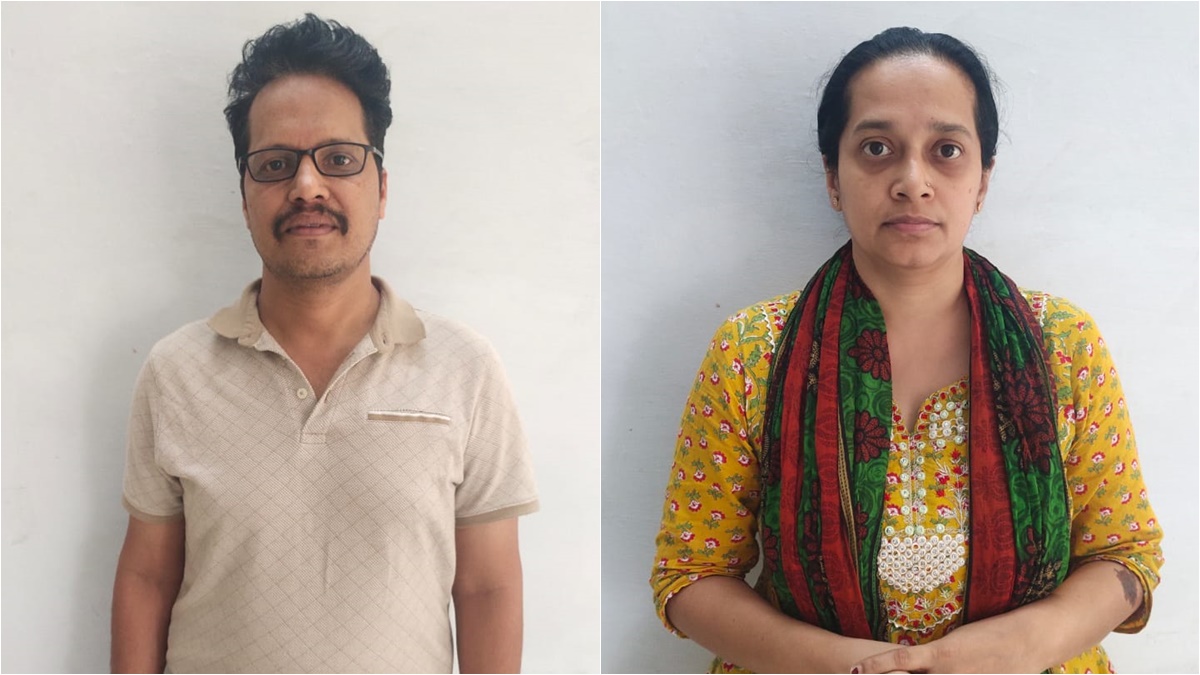 3 करोड़ 40 लाख रुपए के शेयर की ठगी: अचानक डीमैट अकाउंट में दिखनी बंद हो गई थी रकम, क्राइम ब्रांच ने कंपनी के एमडी और पत्नी को किया गिरफ्तार
