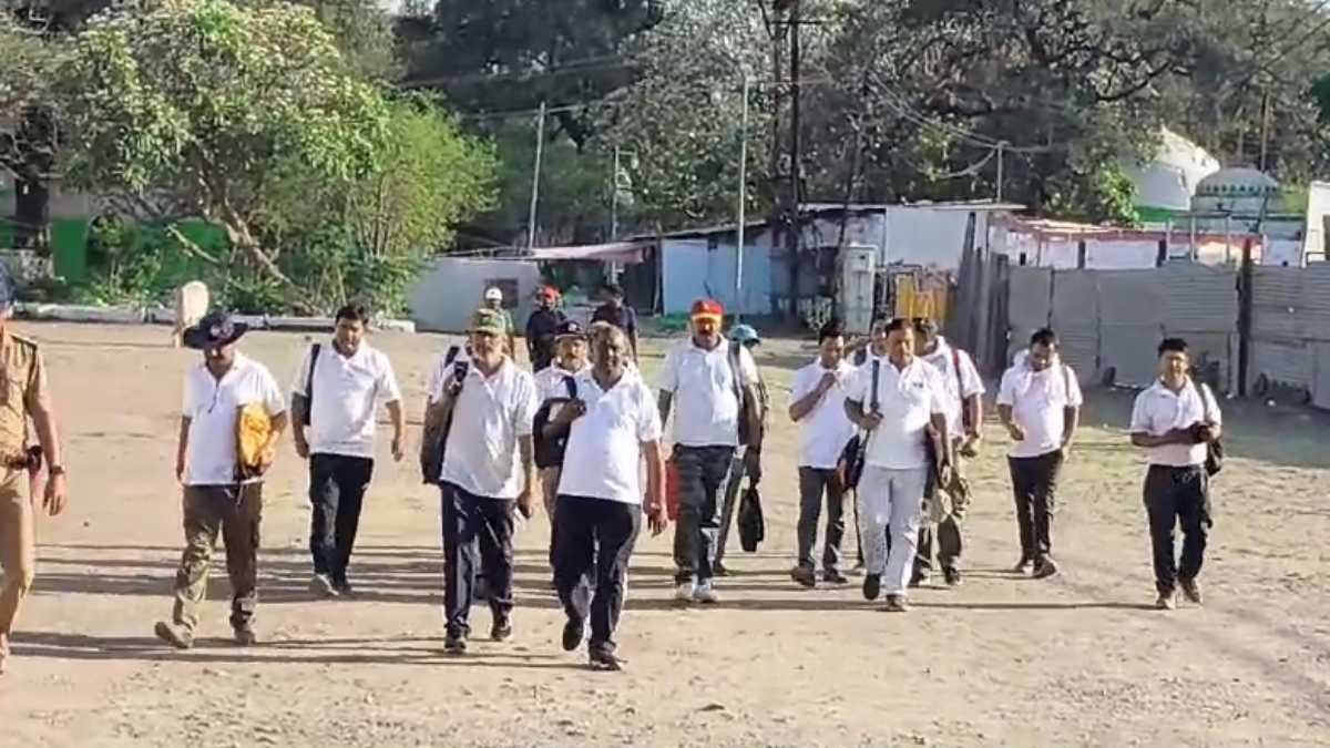 Dhar Bhojshala Survey: गर्भगृह की ओर मिला पिलर बेस, कार्बन डेटिंग से पता चलेगा कालखंड, आज लगभग 9 घंटे चला काम