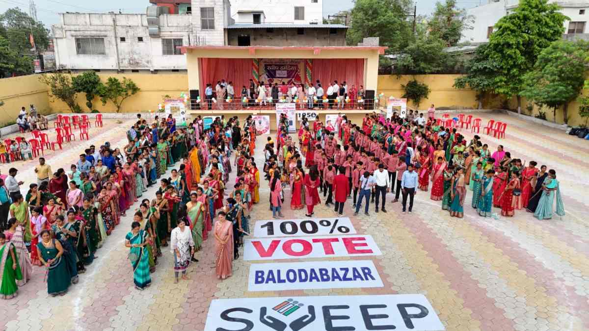 मतदाता जागरूकता के लिए स्वीप डांडिया का आयोजन, सैकड़ों युवक-युवतियों ने लिया उत्साह से भाग