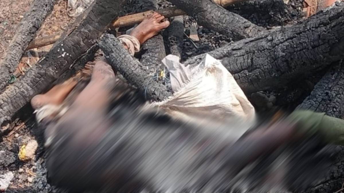 CG News : मुक्तिधाम में मिली अधजली लाश की हुई शिनाख्त, मृतक के सिर पर चोट और रस्सी से बंधे थे पैर, हत्यारों की तलाश जारी