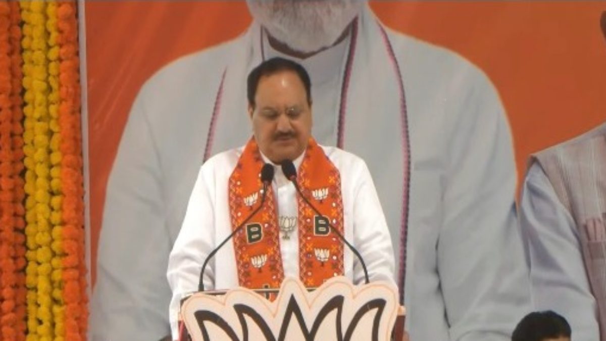 लोरमी में Congress पर बरसे BJP के राष्ट्रीय अध्यक्ष JP नड्डा, कहा- कांग्रेस ने तुष्टिकरण की राजनीति चलाई