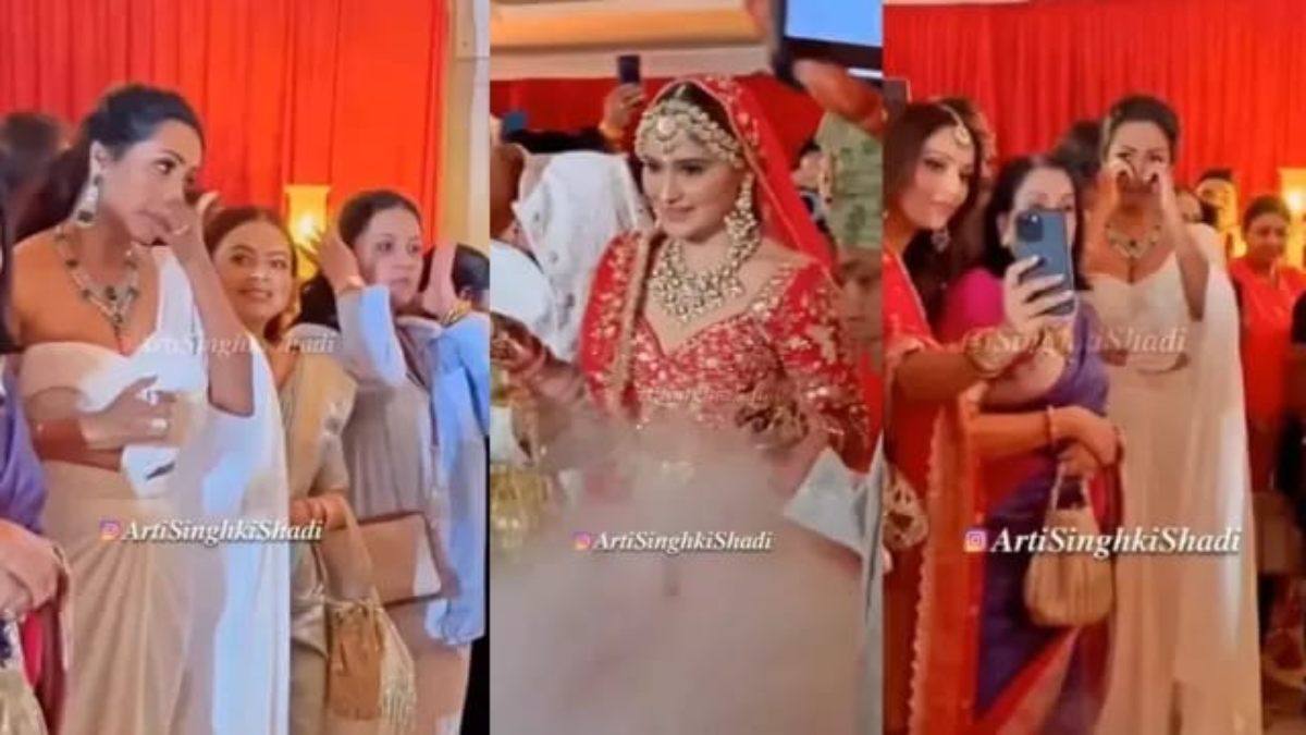 Aarti Singh की ब्राइडल एंट्री फैंस को आ रही पसंद, ननद को दुल्हन बने देख इमोशल हुई भाभी Kashmera Shah …