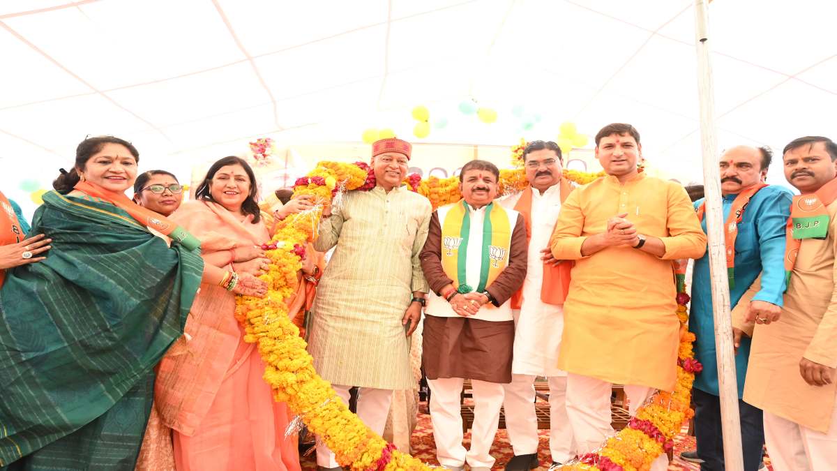बीजेपी प्रत्याशी आलोक शर्मा ने कांग्रेस पर साधा निशाना, कहा- विकास के नाम पर जनता को ठगा