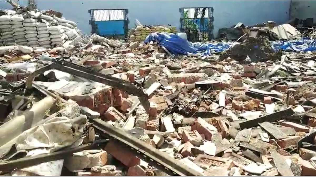 जबलपुर कबाड़खाने धमाके का एक वीडियो और आयाः 45 सेकंड के Video में धुएं का गुबार उठते दिखाई दे रहा, दिन में छा गया था अंधेरा