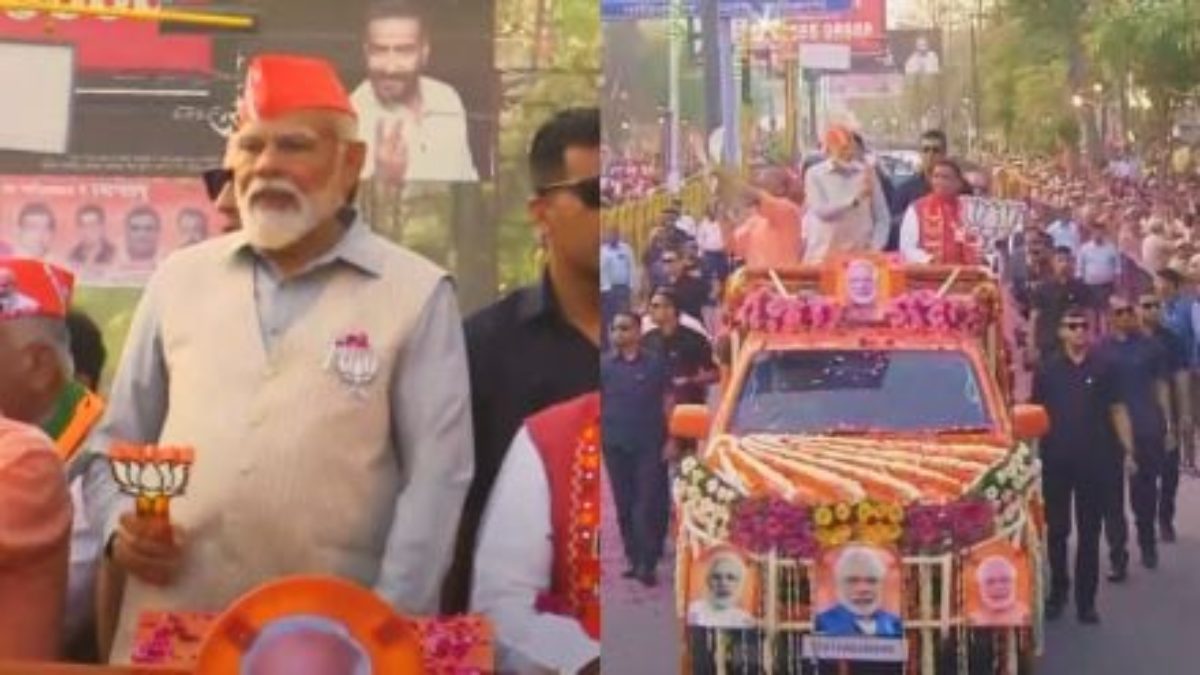 लोकसभा चुनाव 2024 : प्रधानमंत्री मोदी पहुंचे गाजियाबाद, मुख्यमंत्री योगी के साथ कर रहे रोड शो
