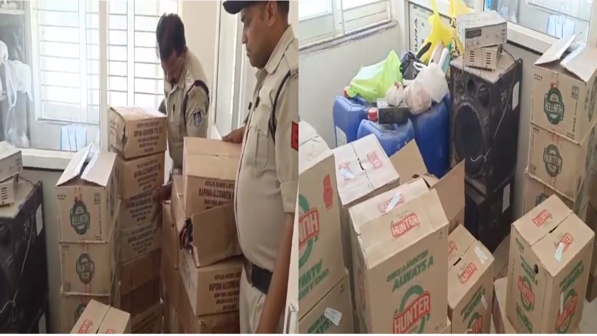 MP Crime: पुलिस ने भारी मात्रा में देशी और अंग्रेजी शराब किया जब्त, चुनाव में खपाने के लिए लाई गई थी मदिरा