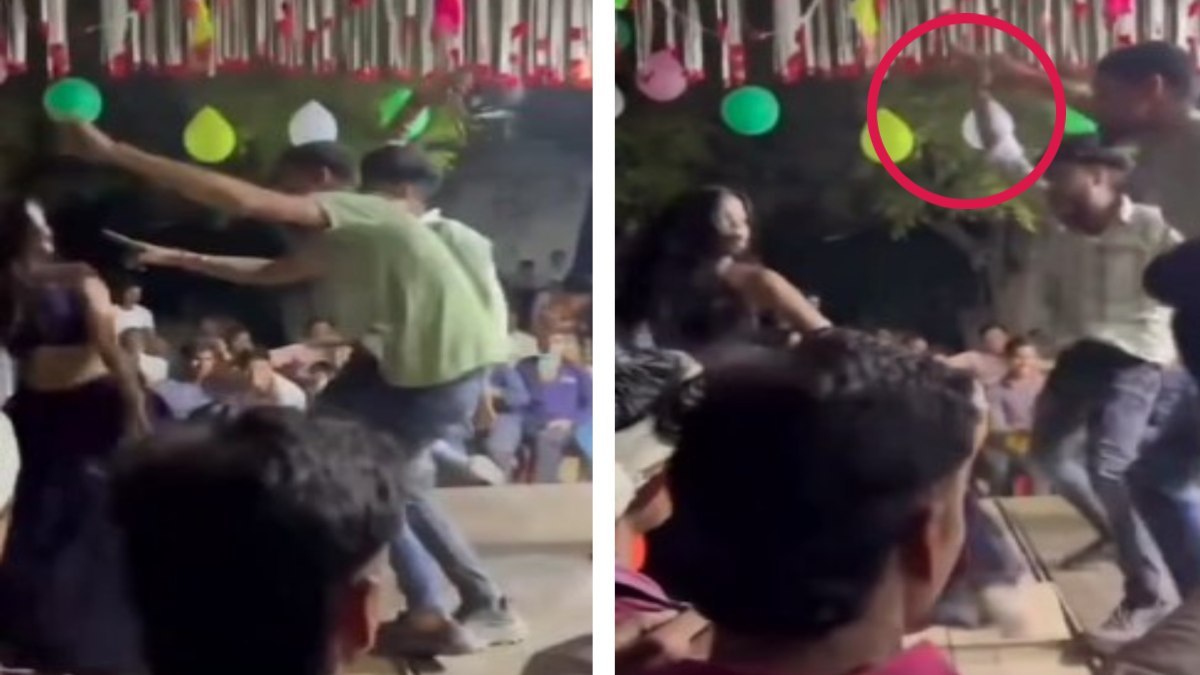तमंचे पे डिस्को: बार बालाओं के साथ डांस करते युवक ने लहराया तमंचा, VIDEO वायरल
