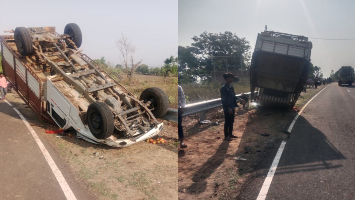 Umaria में भीषण हादसा: बारातियों से भरी पिकअप पलटी, कई लोग घायल