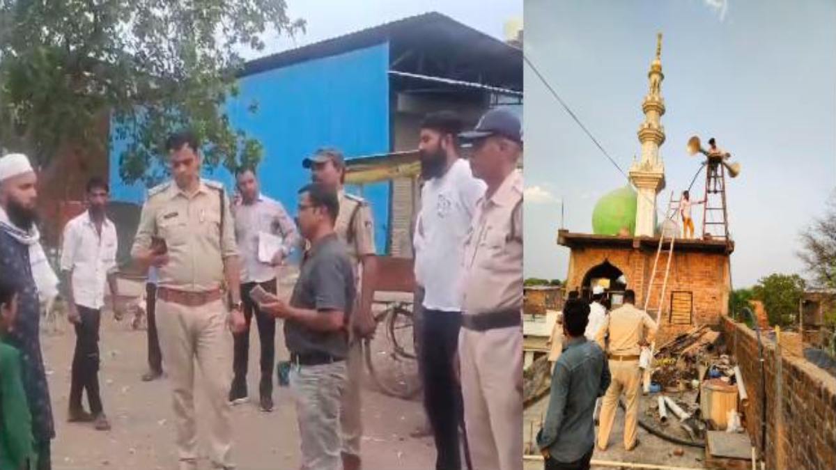 MP में लाउडस्पीकर काे लेकर प्रशासन सख्त: खंडवा में SDM और DSP ने किया निरीक्षण, शाजापुर में 77 धार्मिक स्थलों से हटाए गए Loudspeaker