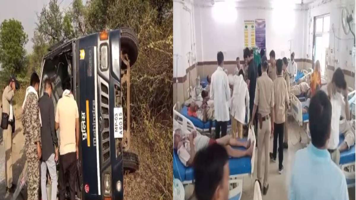 BREAKING: पुलिसकर्मियों से भरी बस पलटी, 12 से अधिक जवान घायल, सीएम के कार्यक्रम से लौट रहे थे