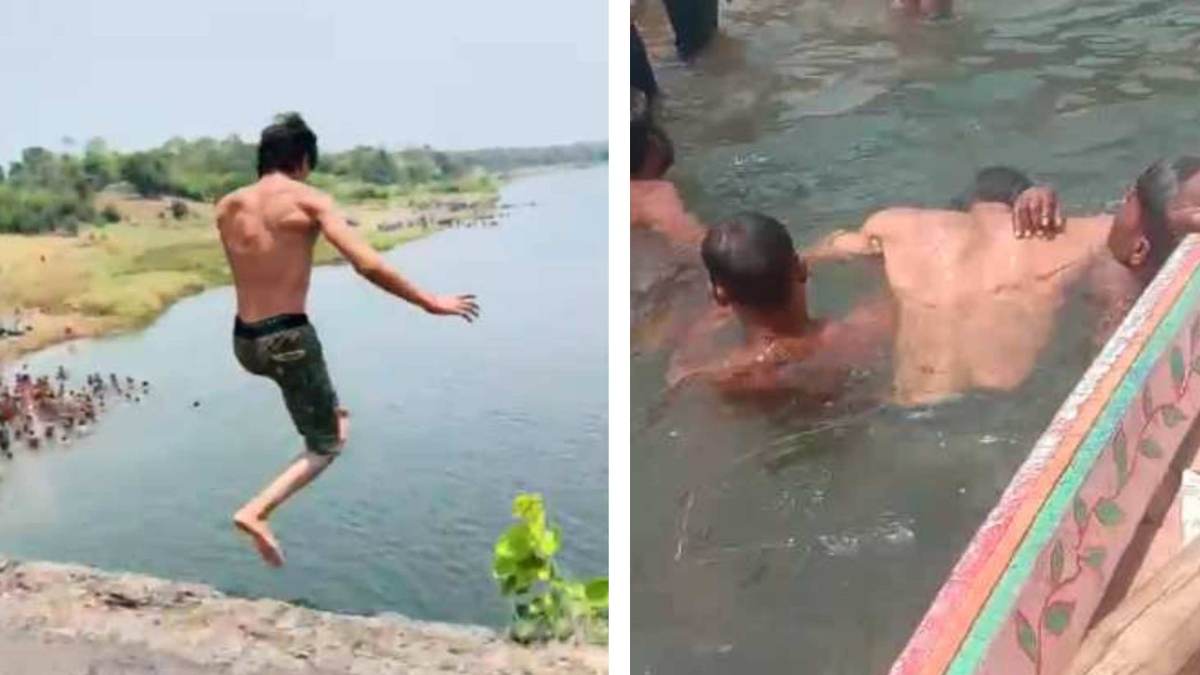 मौत की छलांग: रील बनाने के चक्कर में गई एक और जान, पुल से नदी में कूदा युवक, वापस लौटी लाश, वीडियो आया सामने