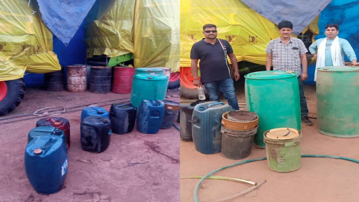 Jabalpur में पेट्रोल-डीजल का अवैध कारोबार, एक गिरफ्तार: 1650 लीटर Petrol-Diesel जब्त