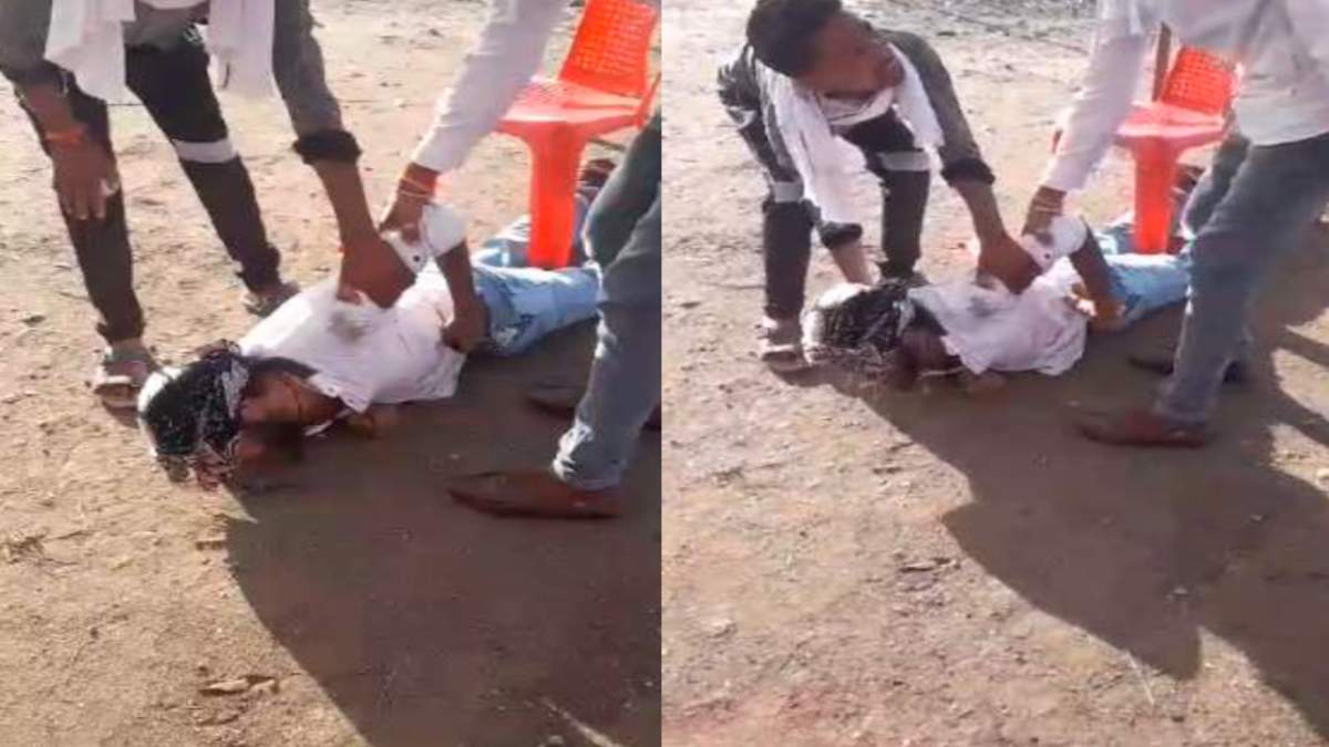 मतदान कर्मचारी को आया मिर्गी का दौरा: 2 घंटे तक जमीन पर बेहोश पड़ा रहा, देरी से पहुंची एंबुलेंस