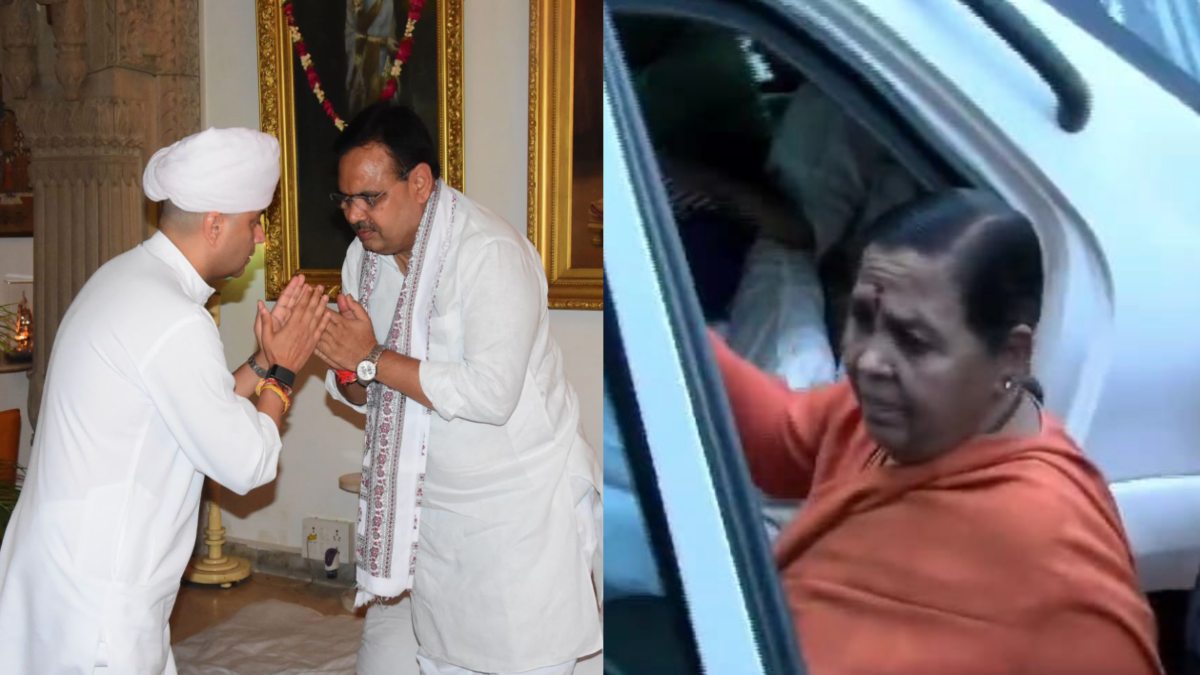 CM भजनलाल और उमा भारती पहुंची ग्वालियर: राजमाता को दी श्रद्धांजलि, पूर्व सीएम ने कहा- सिंधिया को मानती हूं बेटा, नहीं खलने दूंगी माता-पिता की कमी