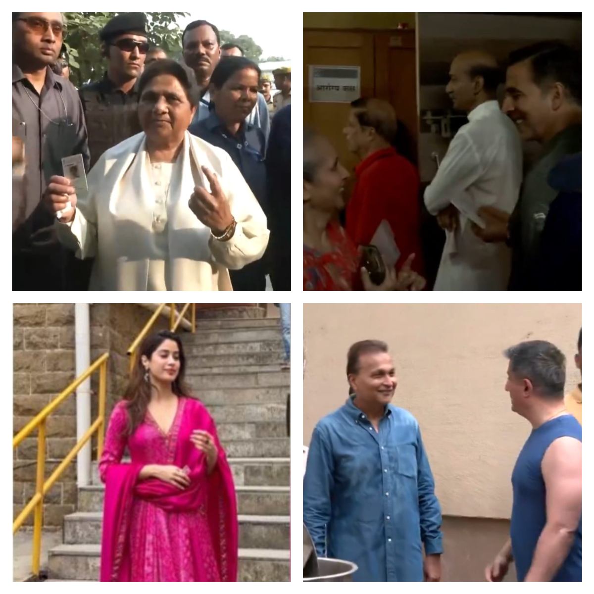 India Election 2024 5th Phase Voting: 8 राज्यों की 49 सीटों पर वोटिंग शुरू, अनिल अंबानी- मायावती ने किया मतदान, भारत की नागरिकता मिलने के बाद पहली बार अक्षय कुमार ने डाला वोट