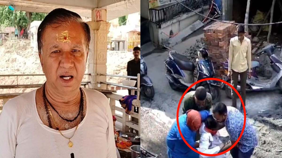 मंदिर जाते समय बिगड़ी तबीयत, जमीन पर गिरे और तोड़ दिया दम: महाकालेश्वर के पुरोहित समिति अध्यक्ष के निधन का VIDEO आया सामने