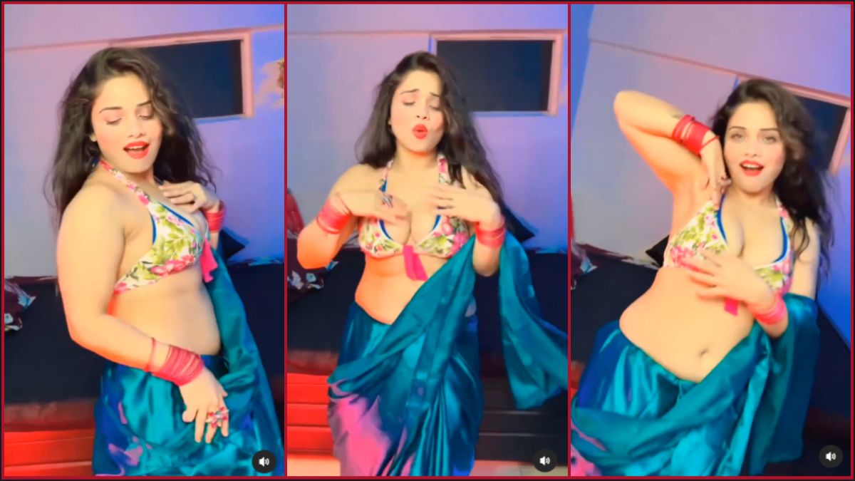 VIDEO: देसी भाभी ने बैकलेस ब्लाउज में लगाए जबरदस्त ठुमके, Hot डांस मूव्स देख यूजर्स हुए मदहोश