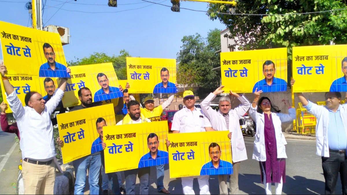 आप के कैंपेन सॉन्ग ‘जेल का जवाब वोट से’ को मिली मंजूरी   
