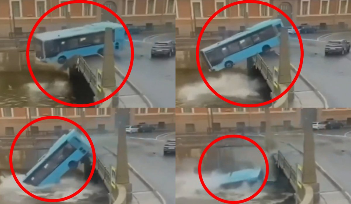 VIDEO देख कलेजा मुंह को आ जाएगा! पुल की रेलिंग तोड़कर नदी में गिरी बस, कई लोगों की मौत, देखें हादसे का खौफनाक वीडियो