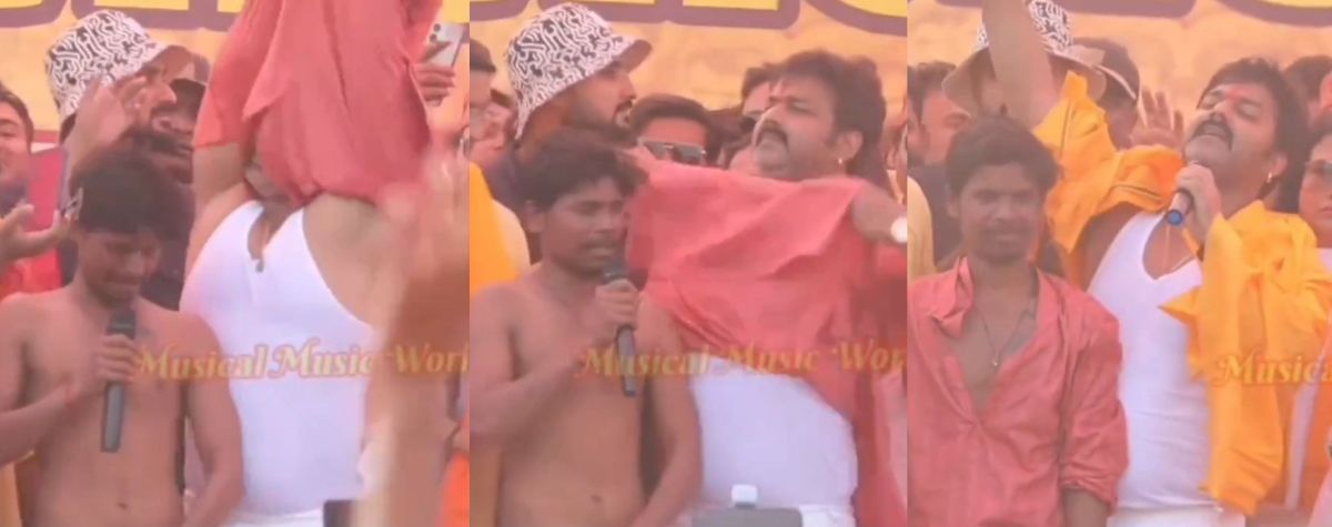 Pawan Singh VIDEO: पवन सिंह ने कड़ी धूप में हजारों लोगों के सामने मंच पर अपना कुर्ता उतारकर युवक को क्यों पहना दिया, कौन है ये खास शख्स….