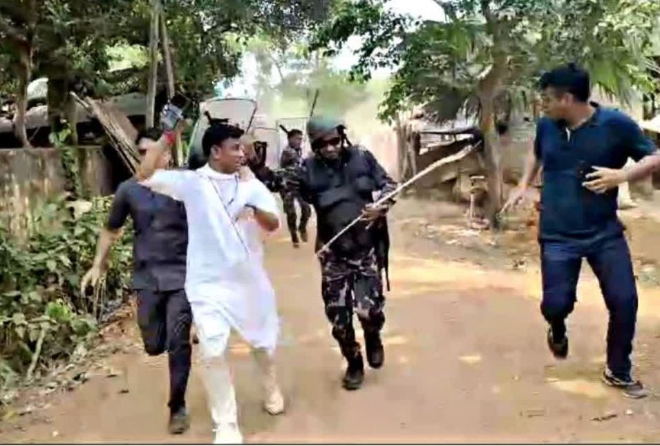 BJP कैंडिडेट पर ईंट-पत्थरों से हमला, गाड़ी में भी तोड़फोड़, अस्पताल में भर्ती, देखें VIDEO