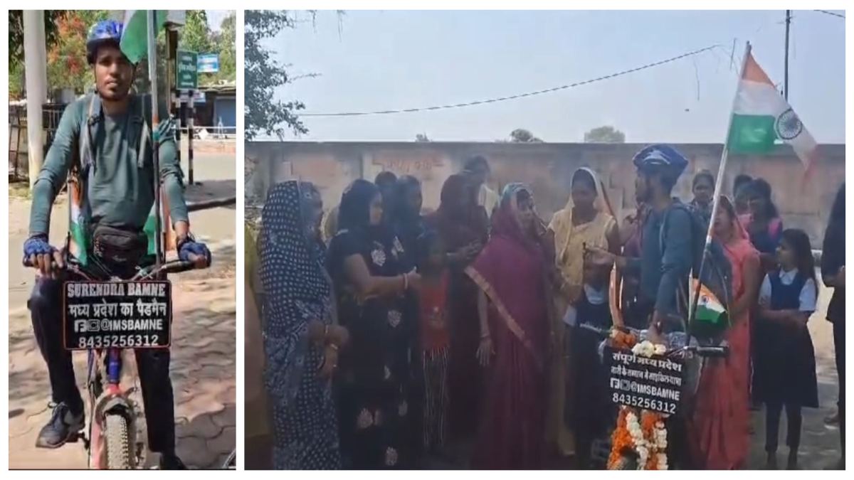 पीरियड्स पर शर्म नहीं…MP के ‘Pad Man’ ने शुरू की पहल, महिलाओं को गंदे कपड़े की जगह पैड यूज करने का दे रहा संदेश