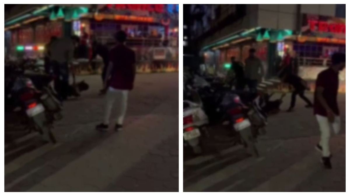 नशे में पब पहुंचे युवकों ने की नाचने की जिद, बाउंसर ने जड़ दिया थप्पड़, जमकर हुई मारपीट, Video Viral