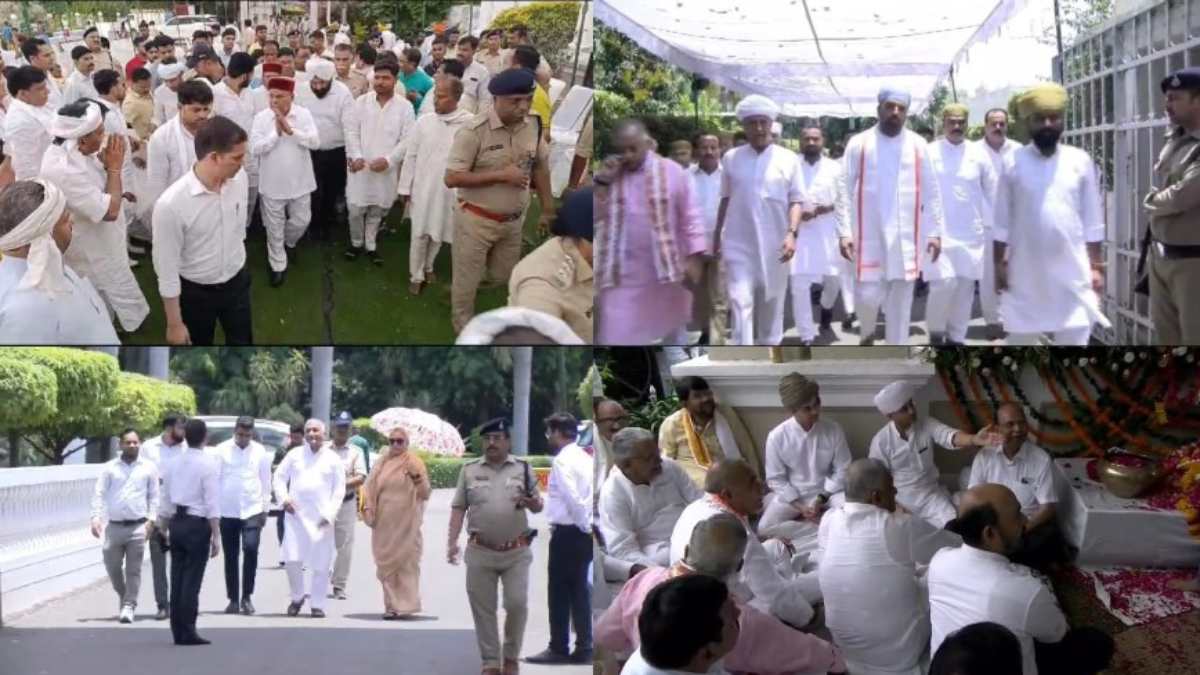 राजमाता को श्रद्धांजलि: महाराणा प्रताप के वंशज, केंद्रीय मंत्री वीके सिंह और कर्नाटक के राज्यपाल पहुंचे ग्वालियर, सिंधिया परिवार को बंधाया ढांढस