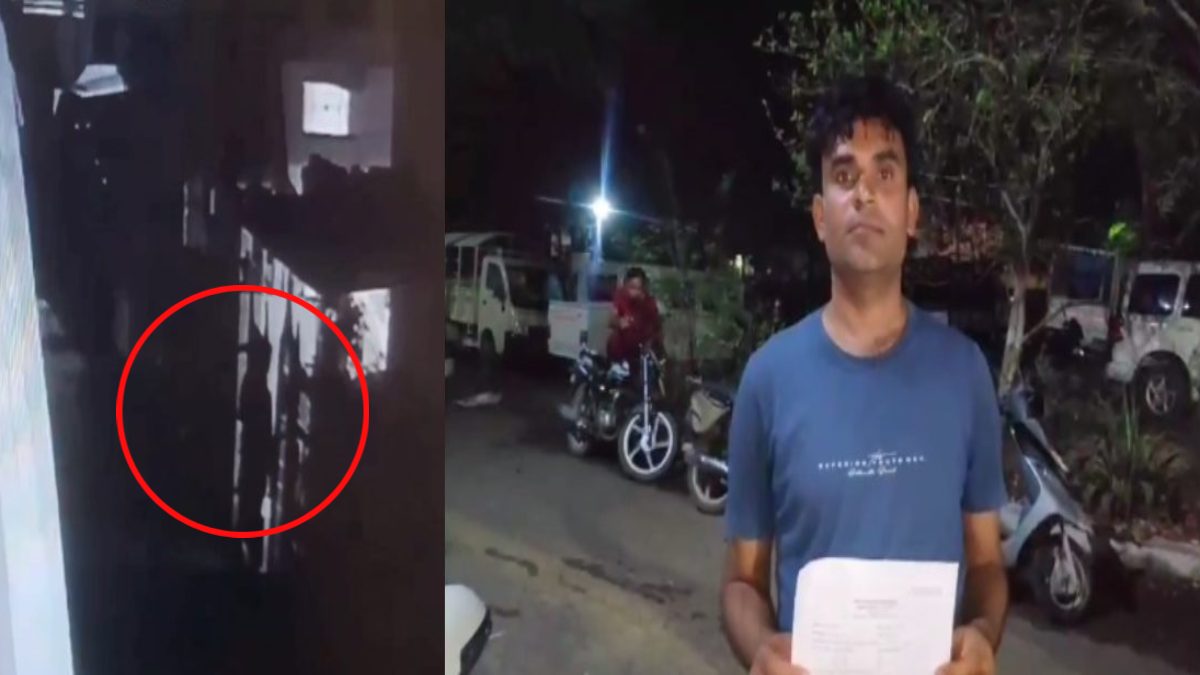 घर में घुसकर युवक ने शिक्षक की कनपटी में ताना कट्टा: टीचर ने हिम्मत से अपनी बचाई जान, CCTV फुटेज आया सामने