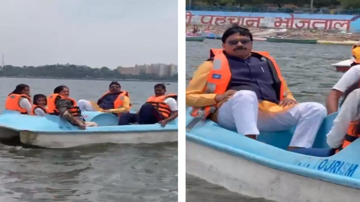 भोपाल की सैर पर निकले पर्यटन मंत्री: परिवार के साथ लिया बोटिंग का मजा, पर्यटकों से की ये अपील