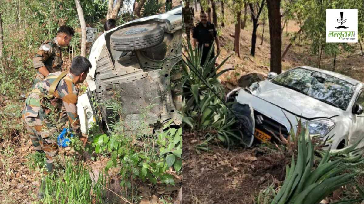 देवदूत बने आर्मी के जवान: बचाई परिवार की जान, खाई में गिरी कार को रेस्क्यू कर बचाया